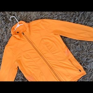 Bright orange running jacket! Women’s sz XL